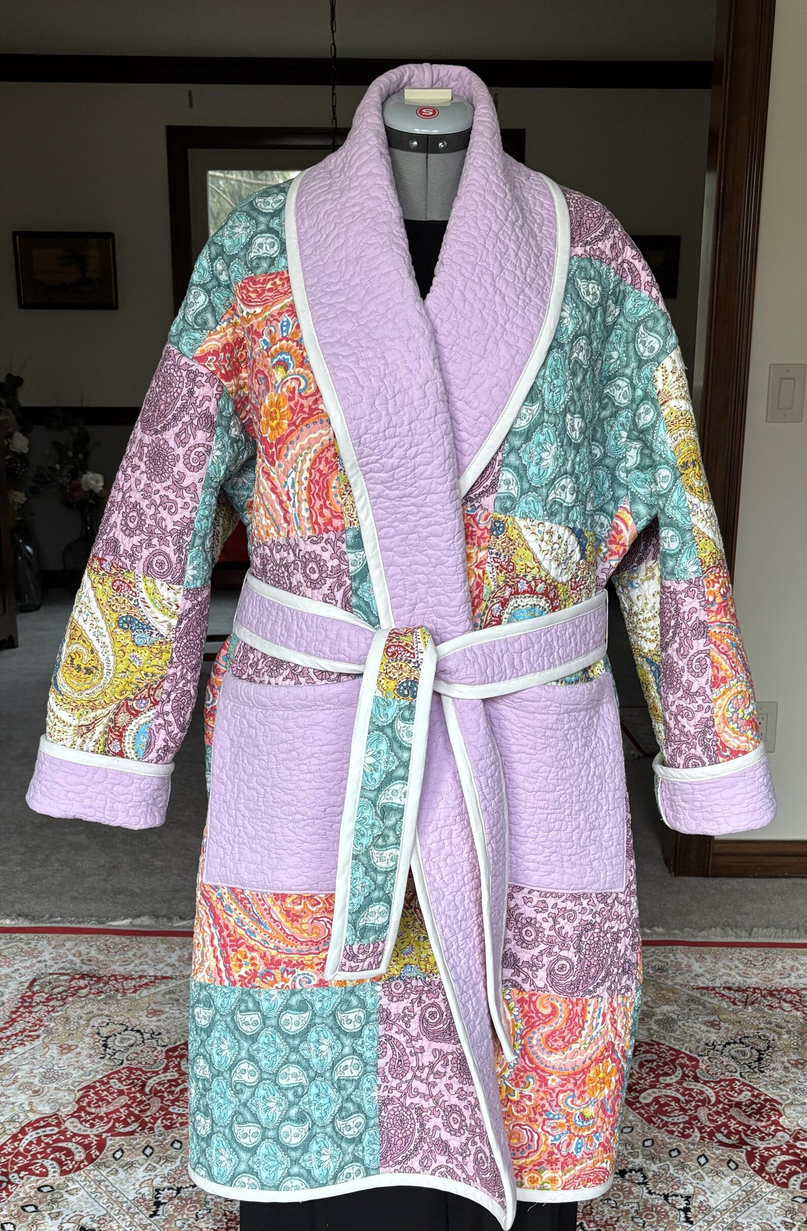 Quilt Robe One-of-a-kind Old Quilt Housecoat (robe) - Etsy