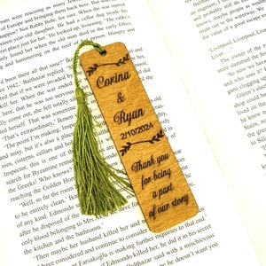 Rustic Wooden Bookmarks - The Perfect Wedding Favors for Cherished Memories - Personalized Keepsakes for Your Guests - Wedding Bulk Favors