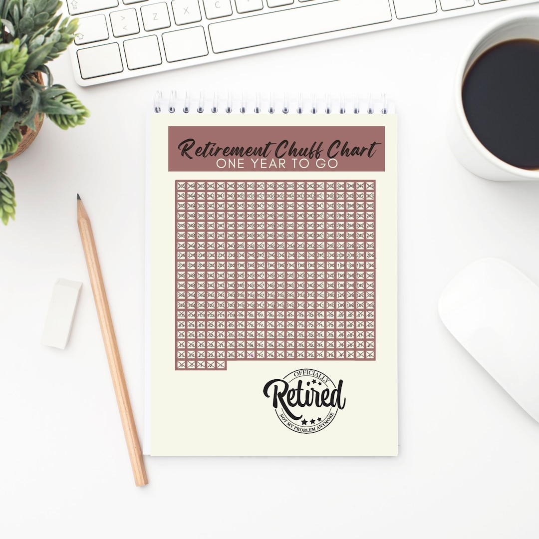 Chuff Chart Countdown to Retirement Chart Download Etsy