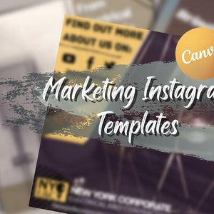 Marketing Instagram Templates | Social Media | Canva Design