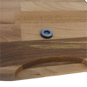 Sliding board with handle glider slider for the Thermomix TM5 TM6 solid BEECH wood image 3