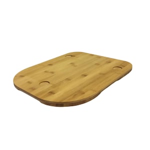 Placa deslizante com alça deslizante para a Thermomix TM5 TM6 madeira maciça BAMBOO R design