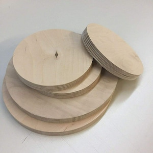 12 mm Multiplex Berken Ronde Houten Schijf Ronde Houten Multiplex Bordschijf Tafelbladschijf Rond Hout