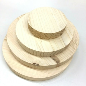 28 mm Spruce Round Wooden Disc Round Wood Glued Wood Plate Table Top Discs Round Wood