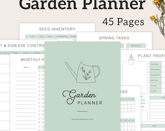 Garden Planner Printable, Gardening Organizer PDF – DOWNLOAD - Etsy