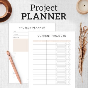 Printable Project Planner, PDF – DOWNLOAD