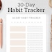 30 Day Challenge, Habit Tracker Printable, PDF DOWNLOAD - Etsy