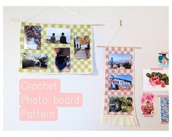 Crochet Picture Board Tapestry PatternPDF | Beginner Friendly Crochet Pattern