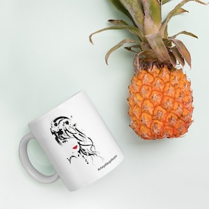 YAIZA- White glossy mug