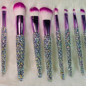 Glitz and Glam Makeup Brush Set - Etsy