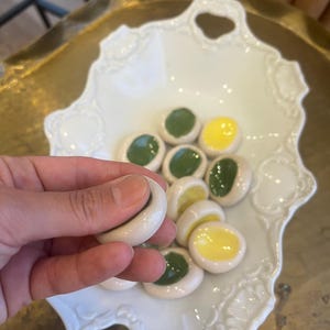 worry stones ceramic handmade