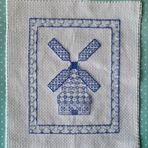 Delft Windmill Tile