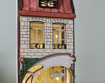 DOLLHOUSE , Miniature kit model &quot;The French Boutique&quot;, Miniature kit , 1;48th scale