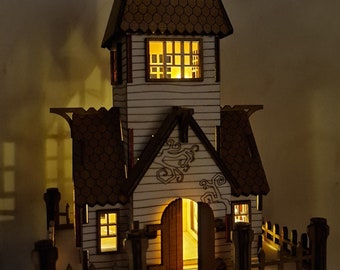 DOLLHOUSE , Miniature kit model "Spring House"- DIY Kit