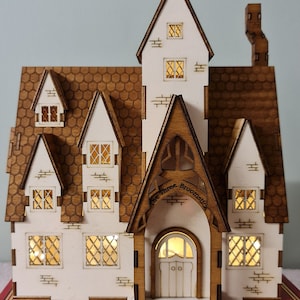 The Wizard's Inn - WITH INTERIOR-DIY Kit 1:48th Scale, dollhouse , Miniature kit model