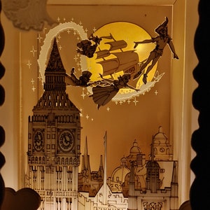 Peter Pan Märchen Buchecke DIY Kit / Diorama / Bücherecke | Cornel73