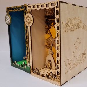 Alice i Drömlandet - Bokhörnskit - Diorama bild 6