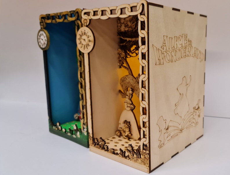 Alice i Drömlandet - Bokhörnskit - Diorama bild 6