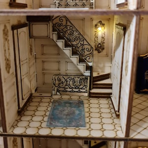 DOLLHOUSE , Miniature Kit Model "the French Palace "1:48th Scale Kit ...