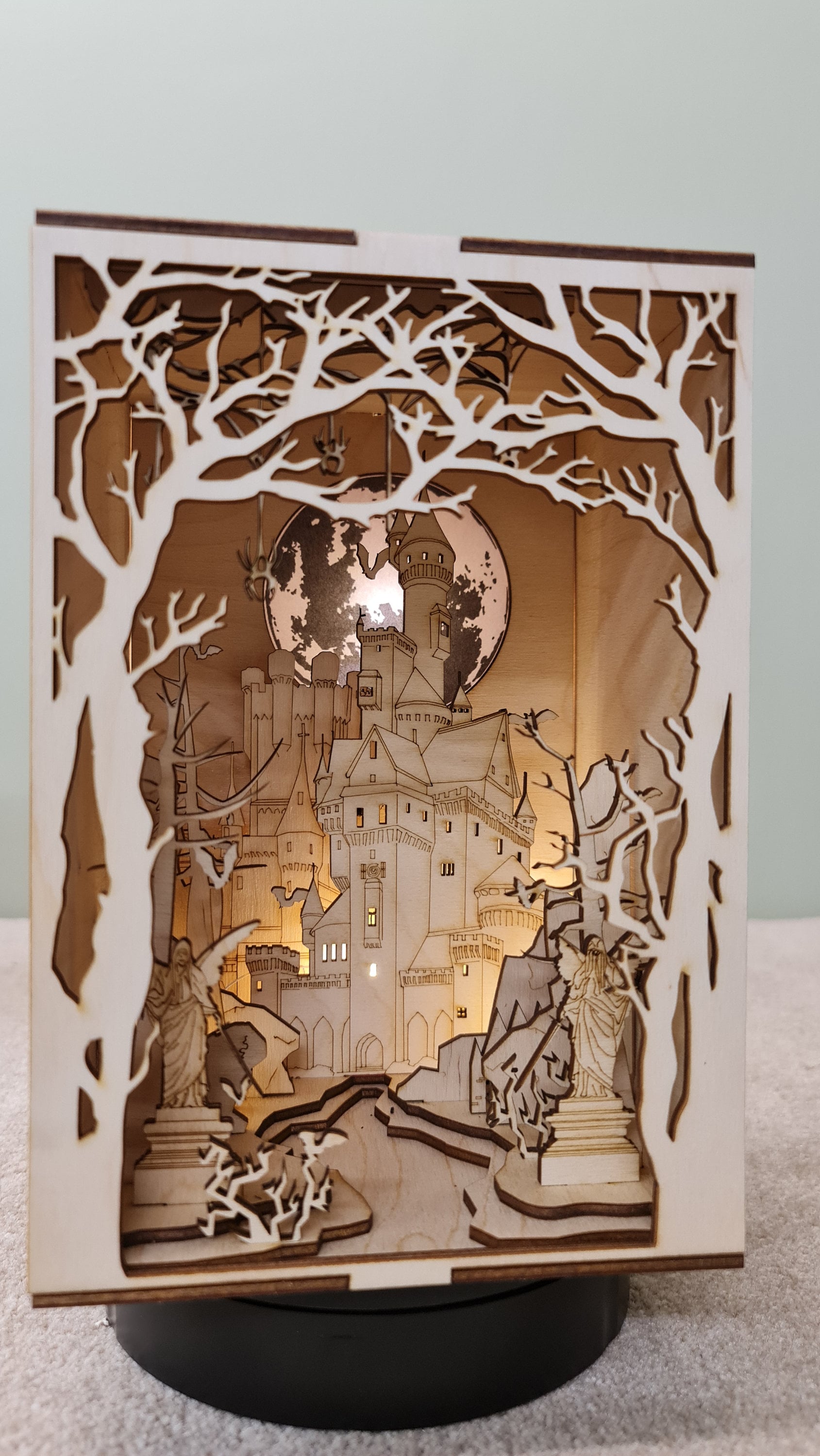 Dracula's Castle Book Nook / Diorama DIY Kit Cornel73 Etsy