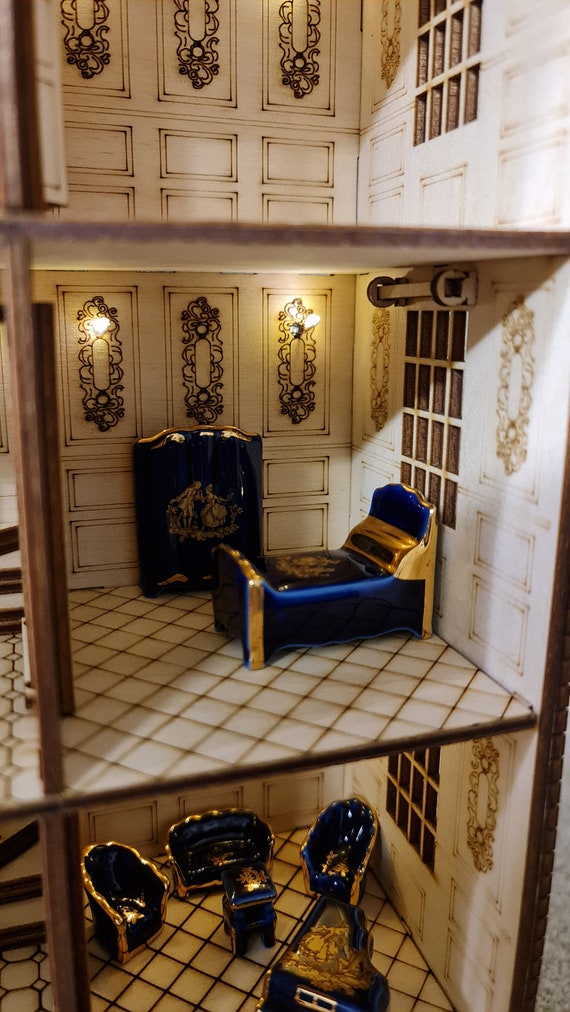 ミニチュア家具(ドールズハウス) フランス製 バロックスタイル ドール