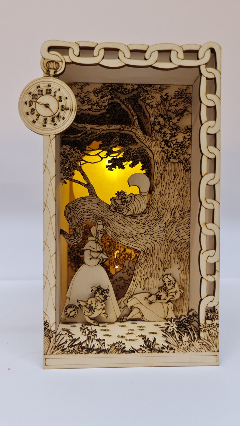 Alice i Drömlandet - Bokhörnskit - Diorama bild 8