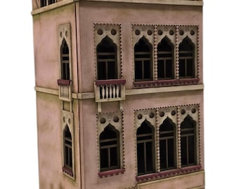 Casa di Marco 1;48th scale / Venetian Collection - 1:48Th Scale Dollhouse Kits - Venetian Property Kit - Miniature Enthusiasts Project