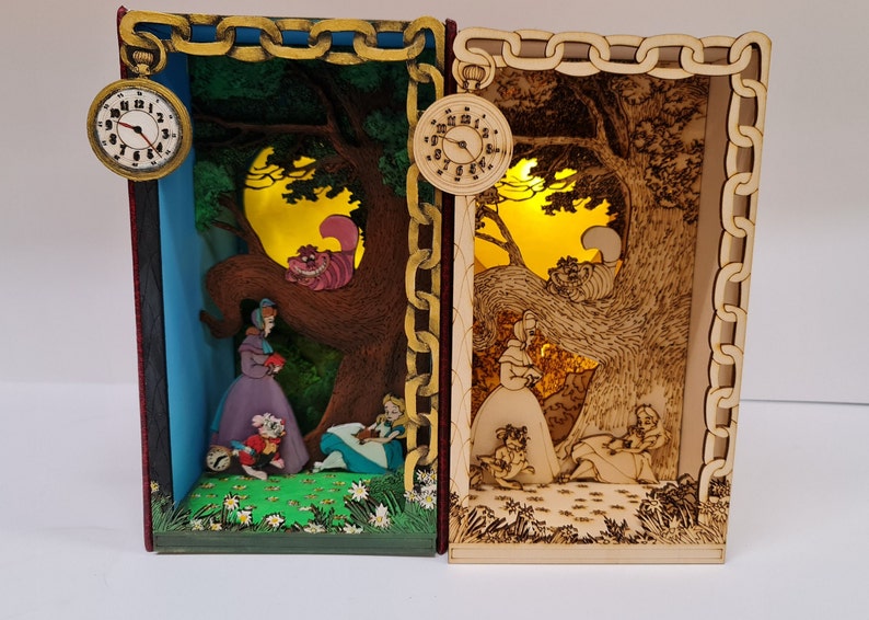Alice i Drömlandet - Bokhörnskit - Diorama bild 5