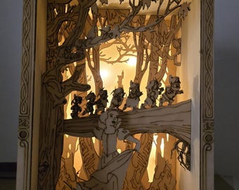 Snow White -BookNook kit /Diorama