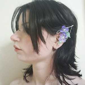 Floral Elf Ear Cuff / elven ear cuffs / Elf ears