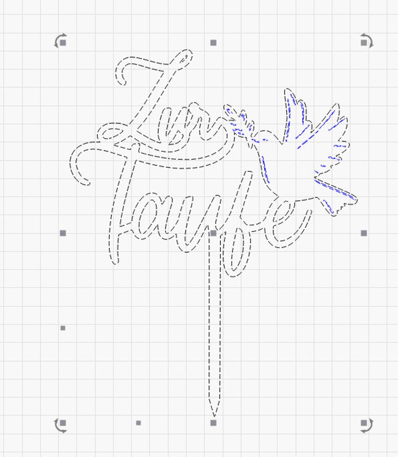 Cake Topper laser cut cnc Taufe 200mm hoch, dxf svg Zur Taufe Friedenstaube christen baptize DIY SVG Vektor Zuschnitt Download Design Gravur zdjęcie 2