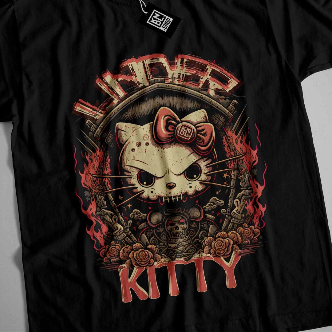 Tee Nr 098 | Under Kitty | Hello Kitty Inspired Short Sleeve