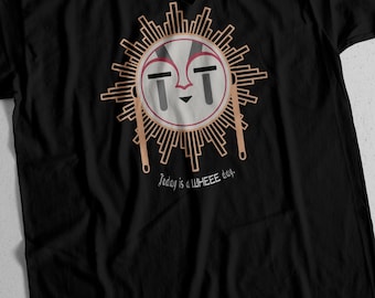 Esquie tee, &quot;WHEEEE&quot;,  T-shirt, Happy apparel, gift for gamers, Tee RPG