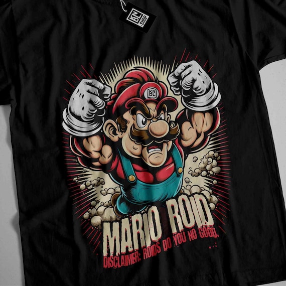 Tee Nr 262 Mario Roid Super Mario Inspired Short Sleeve T shirt for M f Etsy Sweden