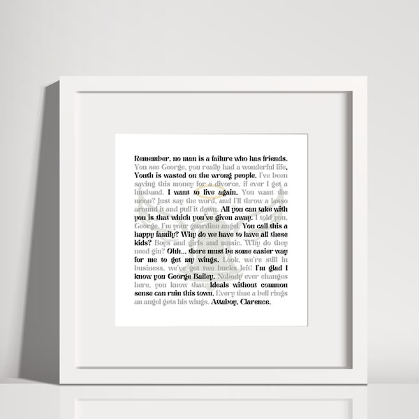Its a Wonderful Life - Etsy