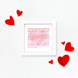 Valentine&#39;s Day Movie Quotes Print - Valentine&#39;s Gift - Digital Print - Handmade Gift - Valentine&#39;s Movies - Happy Valentines Day