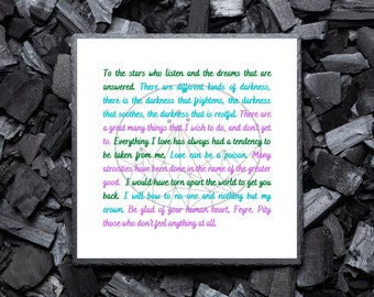 Rhysand Quote Print – A Court of Thorns and Roses (Digital Download)