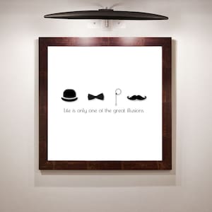 Hercule Poirot Icon Quote Print - Agatha Christie Print - Digital Print - Custom Print - Handmade Gift - TV Quote - Book Quote