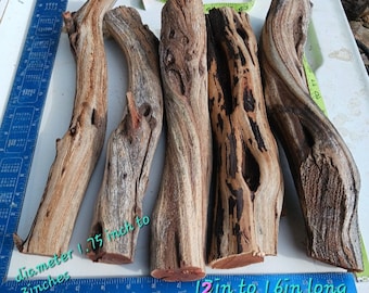5 weathered manzanita driftwood log stump peices