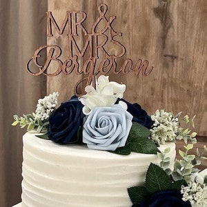 Personalized Wedding Cake topper