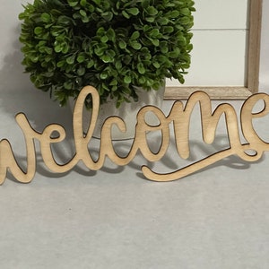 Personalized Wooden words, Last Name, Welcome, Family, Peace,