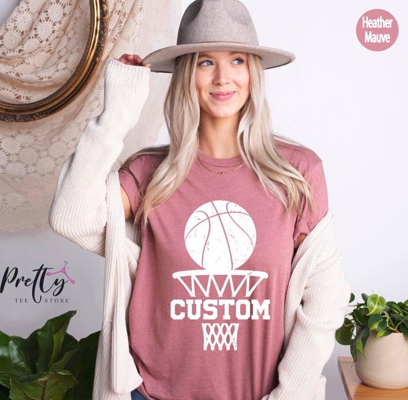Custom Basketball Sweatshirt Personalized Basketball Shirt Etsy