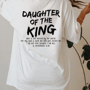 Daughter of the King Hoodie, Christian Based Shirts, Aesthetic Bible ...