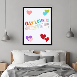 gaye pride gifted,Gay Art Print poster ,wall decor,Print ,progress pride ,pride month,LBGT ,GAY PRIDE art