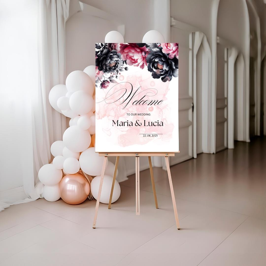 Welcome Sign Printable Wedding Decor Wedding Venue Sign Welcome Sign ...
