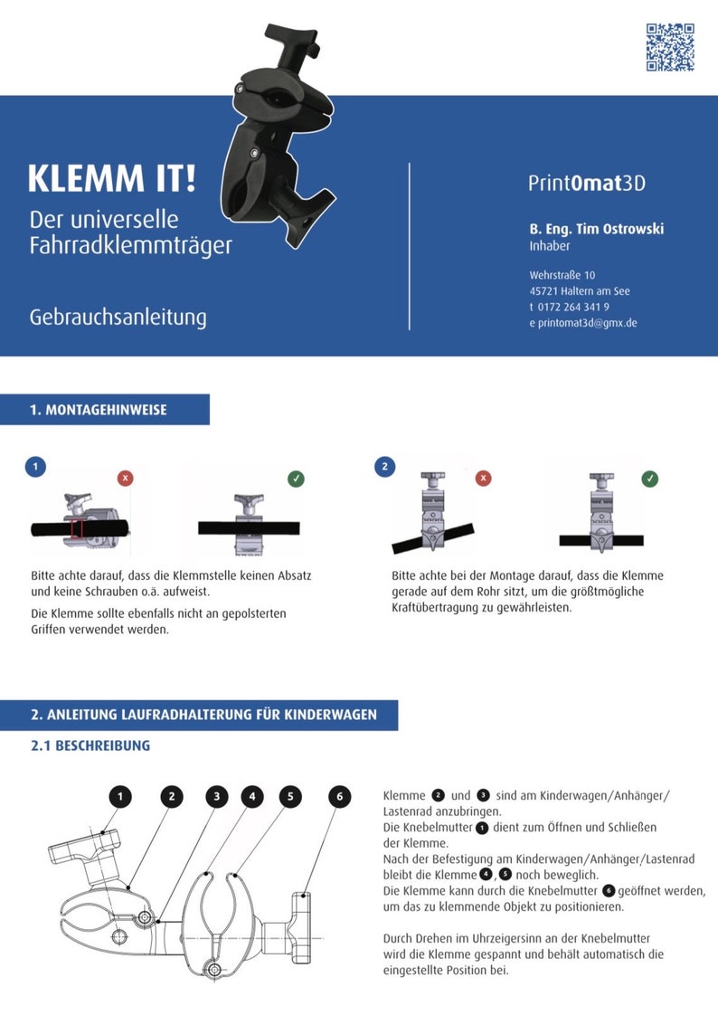 Fahrrad Halterung Lastenrad Bild 8