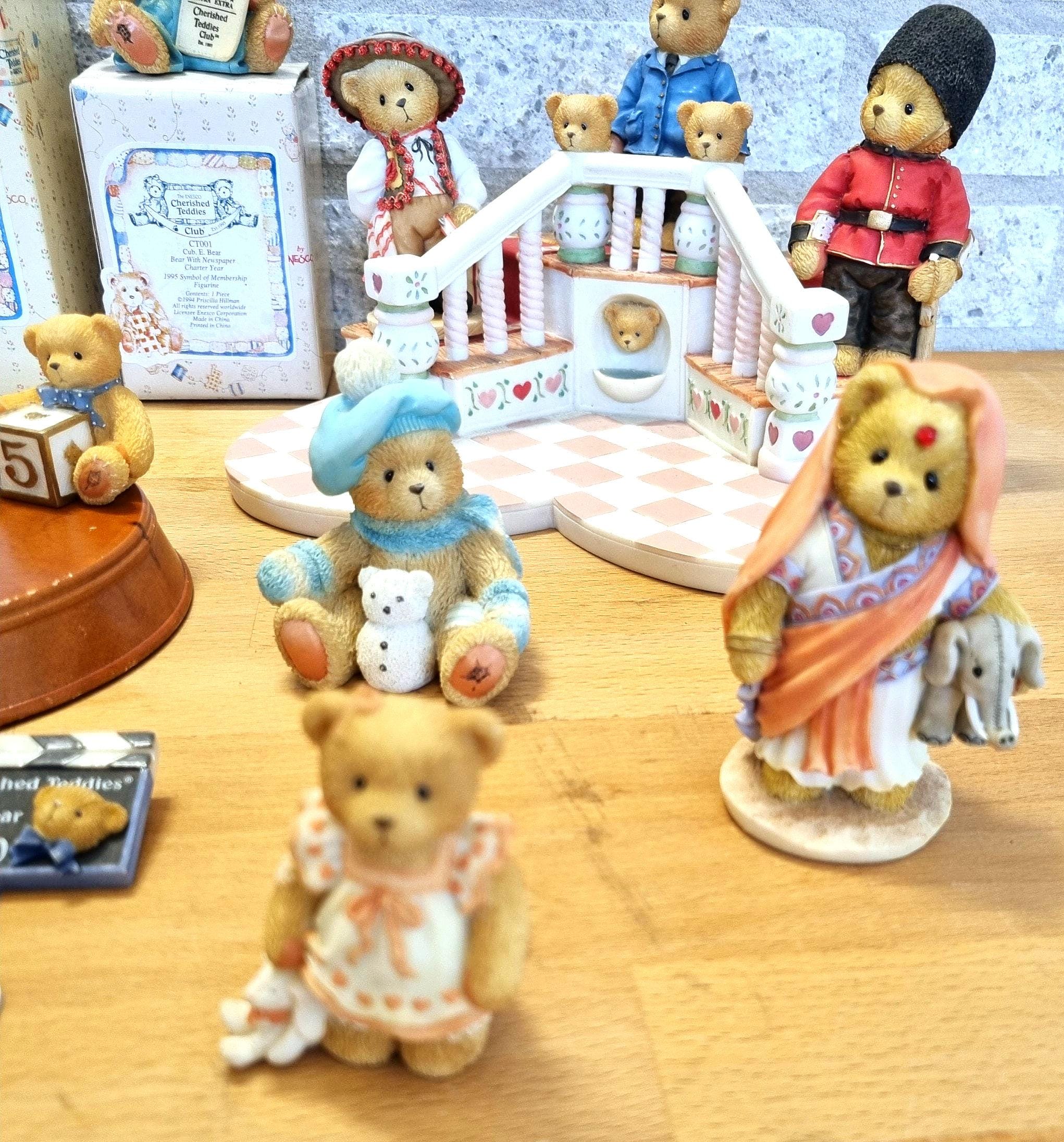 Cherished Teddies Figurines Lot – Vintage Enesco Collection