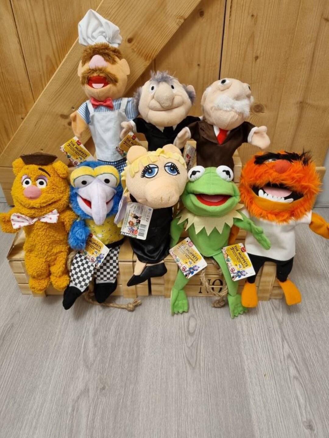 Muppet Handy 8 New Muppetshow Hand Puppets With All Tags Still Attached. Complete ...
