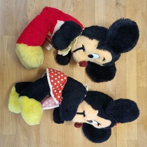 Vintage Mickey & Minnie Mouse Plush Set – California Stuffed Toys Los Angeles – 1978–1983 – Made in USA – Disney Collectible Pair image 6