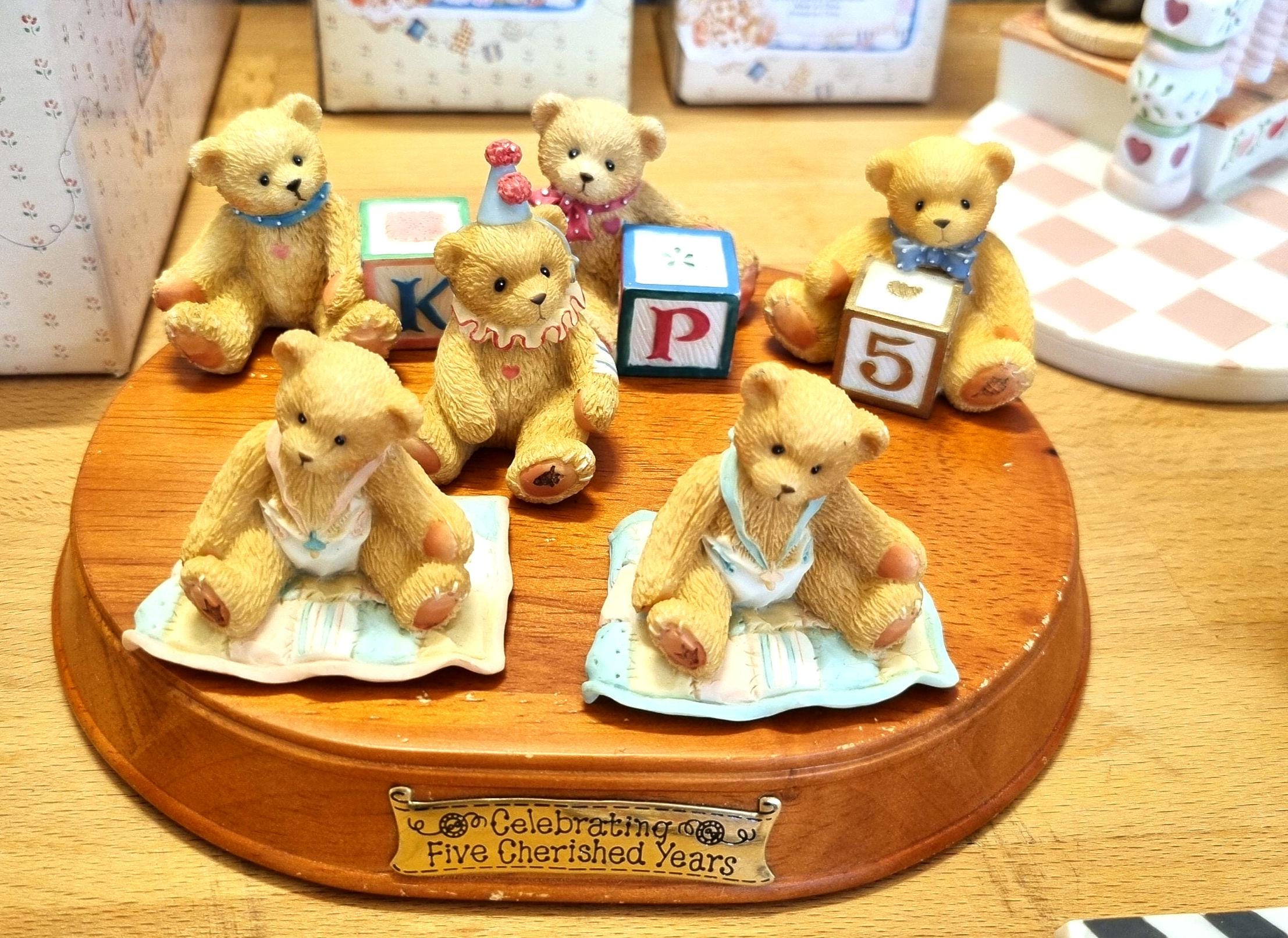 Cherished Teddies Figurines Lot – Vintage Enesco Collection